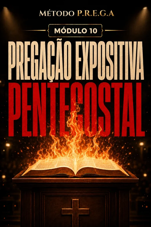 Capa do módulo 10, Pregação expositiva pentecostal