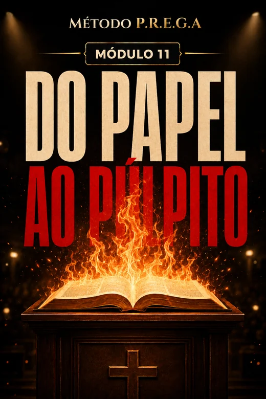 Capa do módulo 11, Do papel ao púlpito